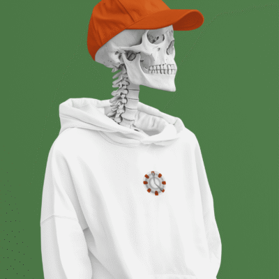 "Acem Çay Altığı 3iplik Şardonlu Premium Unisex Hoodie