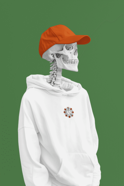 "Acem Çay Altığı 3iplik Şardonlu Premium Unisex Hoodie