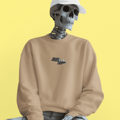 Parmak Sarma 3iplik Şardonlu Premium Sweatshirt