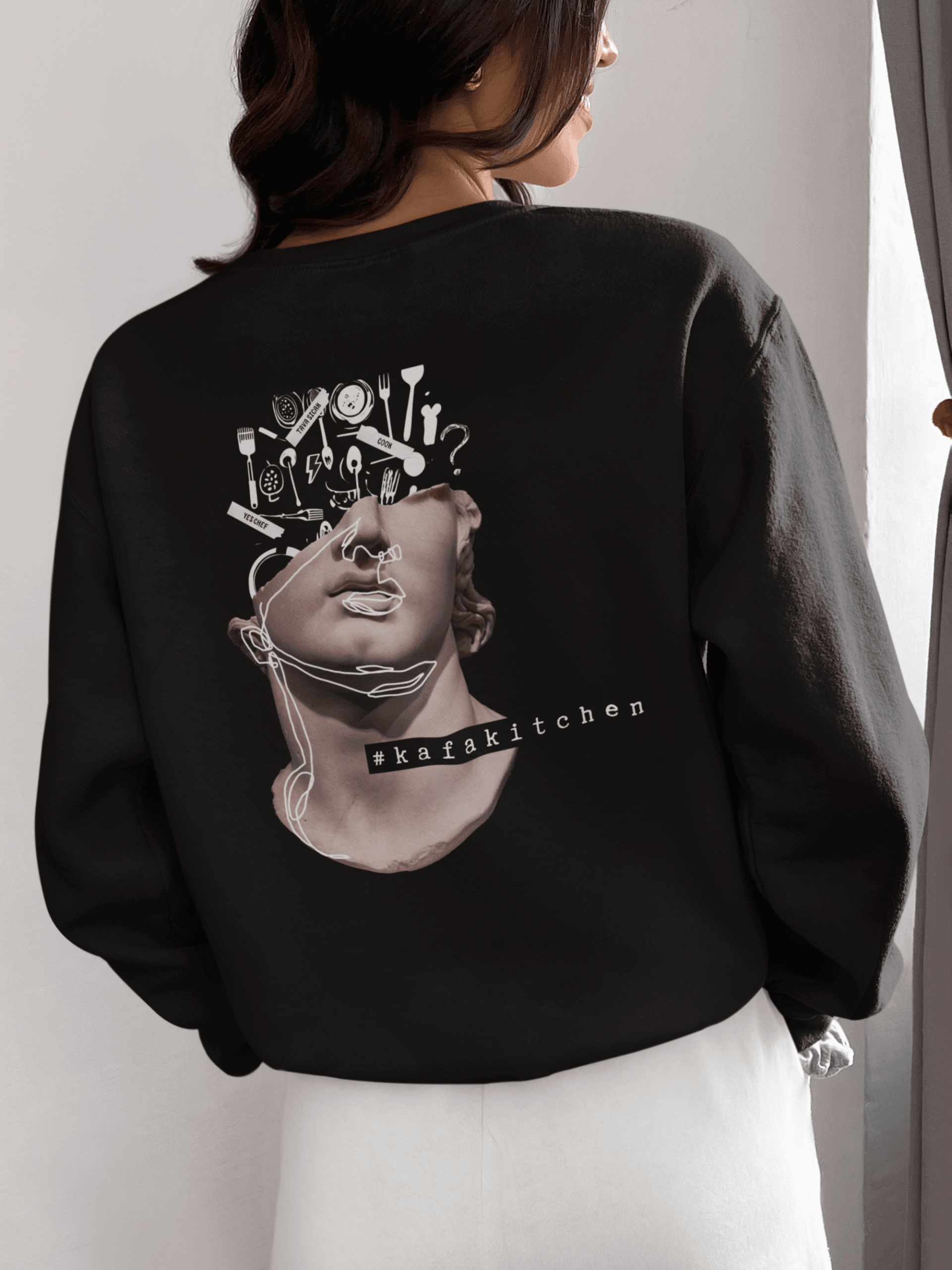 Kafa Kitchen 3iplik Şardonlu Premium Sweatshirt