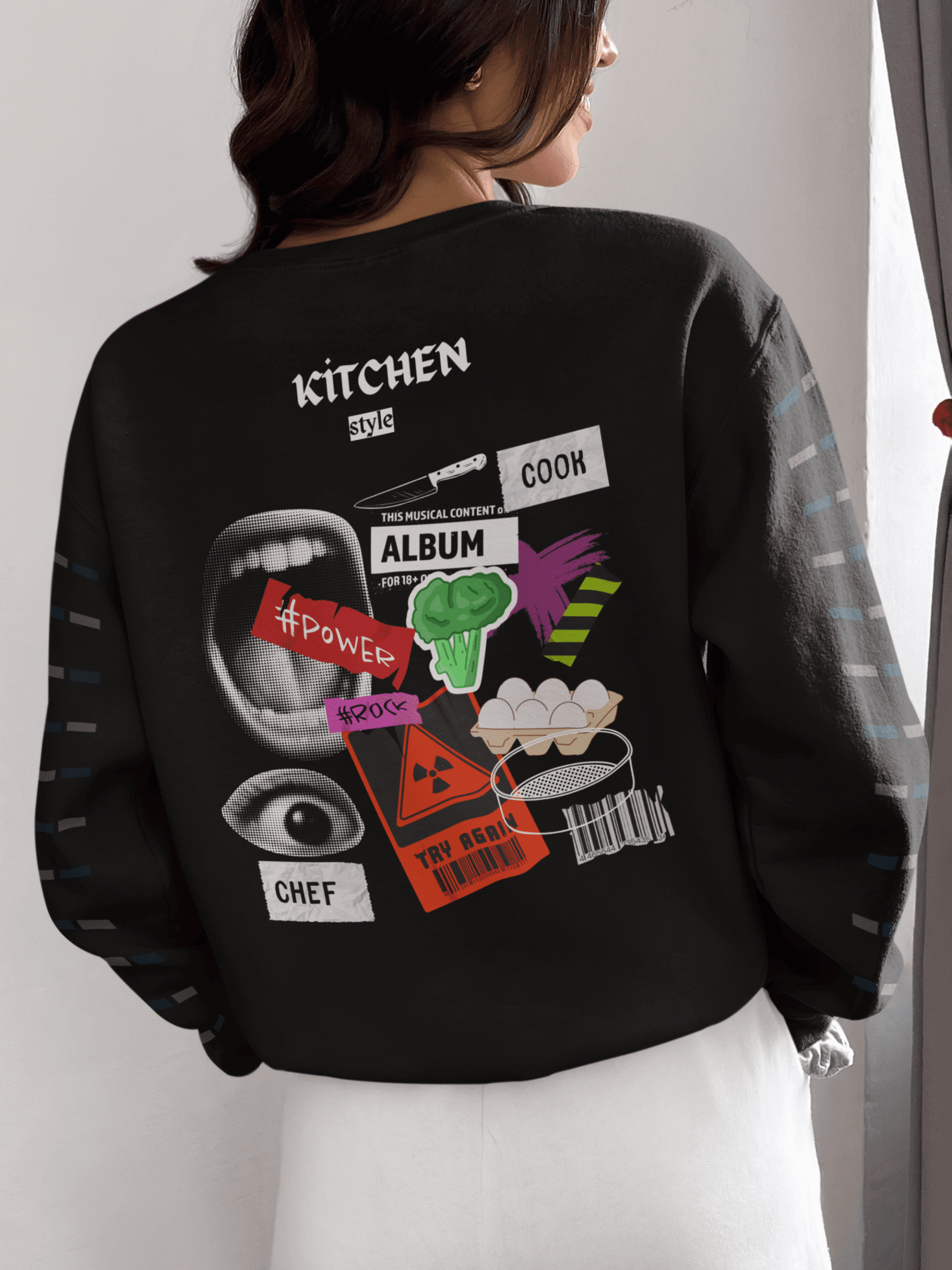 Chef Style 3iplik Şardonlu Premium Sweatshirt