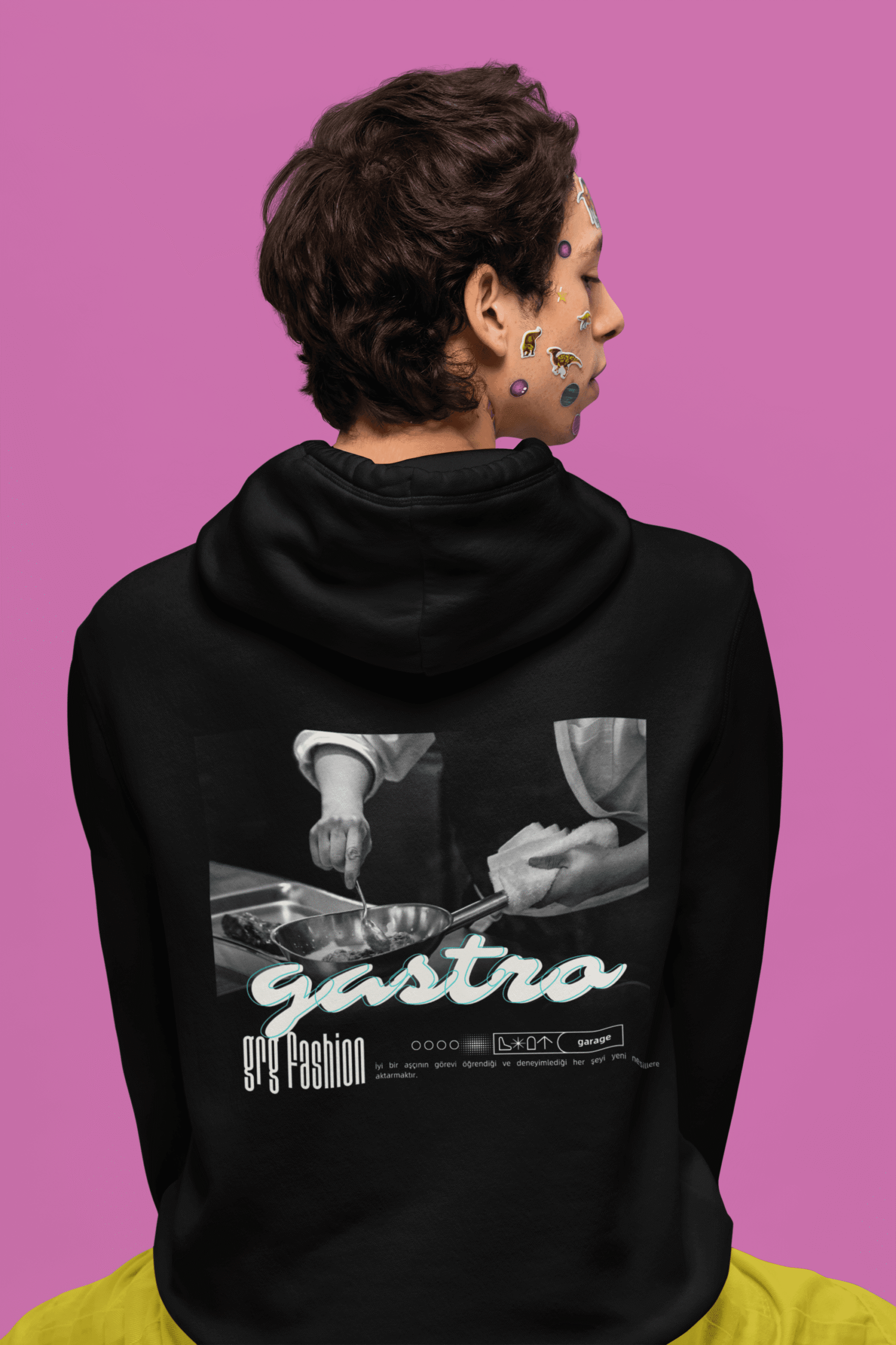 Nice Job 3iplik Şardonlu Premium Unisex Hoodie - Görsel 3