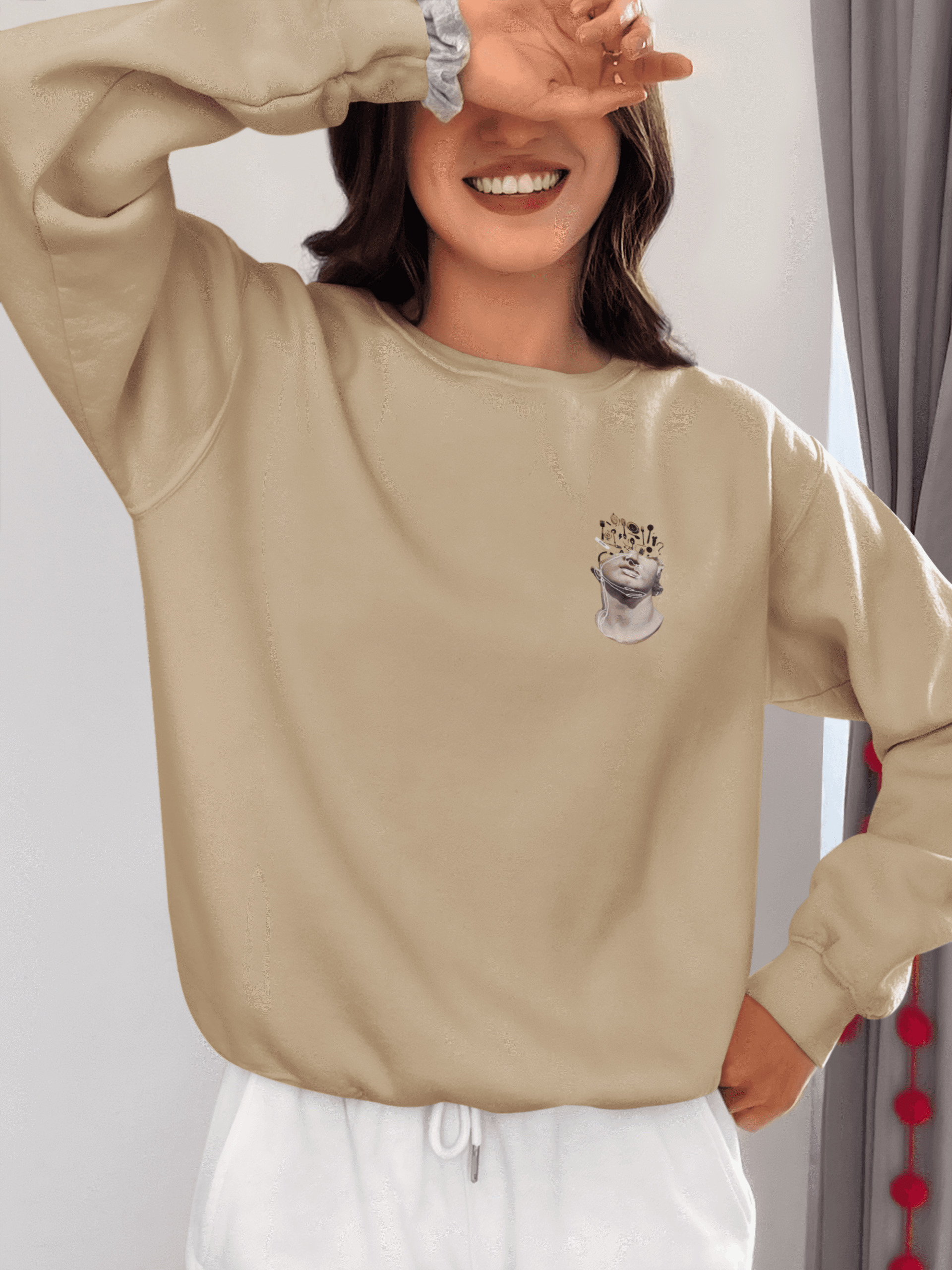 Kafa Kitchen 3iplik Şardonlu Premium Sweatshirt - Görsel 3