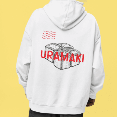 Uramaki 3iplik Şardonlu Premium Unisex Hoodie