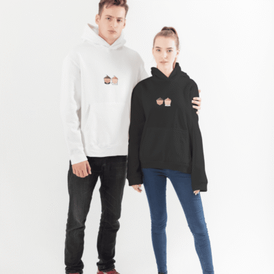 Tasty Twins 3iplik Şardonlu Premium Unisex Hoodie